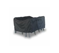 Housse De Protection 150x125cm Gris Foncé - Bâche Rectangulaire En Polyester Enduit Pa Pour Tables Gris