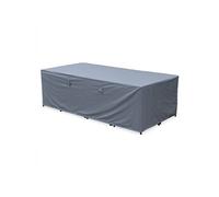 Housse de protection 230x112cm gris foncé - Bâche rectangulaire en polyester enduit PA pour tables de jardin Firenze 8 Vasto 12 Vabo 12 et Cubo 12