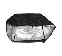 Housse de protection 420D pour plaque de cuisson de 55,9 cm avec hotte - Protection étanche contre la pluie, la neige, les UV - Pour cuisinière à gaz d'extérieur durable - Noir