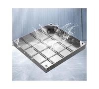 Housse de protection 70 x 70 cm pour drainage et couvercle de trou d'homme robuste pour passerelles et systèmes Sewa résistant aux intempéries Design pour une utilisation en extérieur