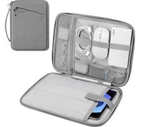 Housse De Protection 9-11 Pouces Avec Poignée,Sac De Voyage Rembourré Pour Nouvel Ipad Air 11 Pouces M3 2025,Ipad A16 11"",Ipad Pro 11 M4,Ipad 10/9/8/7,Tab S9/S8 11,Gris Clair