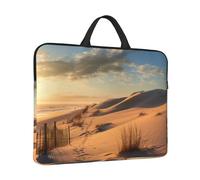 Housse de protection à 360° pour ordinateur portable 14" avec poignée Motif dunes de sable