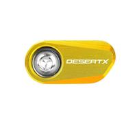 Housse de Protection ABS pour Multistrada 1200S DesertX 1260 1260S 1200 1100 950 V2 V4S Protection du Capteur De Roue Arrière Avant en Aluminium(Yellow-DesertX)