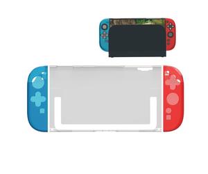 Housse de protection Akuma Cyber S09 pour Nintendo Switch 2 Rouge et Bleu, étui console et manettes compatible station d'accueil