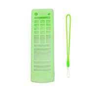 Housse de protection amovible pour télécommande Vert brillant | Ouvertures de boutons individuelles, extrémité supérieure ouverte, disposition en silicone ajustée pour un accès régulier aux