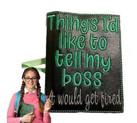 Housse de protection amusante pour carnet de notes A6, couverture rigide à spirales