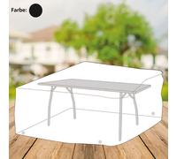 Housse de protection anthracite pour table carrée Housse de protection pour meuble 150x100x75cm