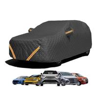 Housse De Protection Anti-grêle Compatible avec MG ZS 2019-2025, Imperméable Résistante Rayures Soleil avec Bande Réfléchissante(Black)