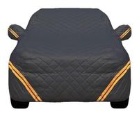Housse de Protection Anti-grêle Compatible avec Toyota HiLux 2019 Double Cabine 2018 - Protection Tous Temps avec Bandes réfléchissantes | Résistante au Vent, à la Neige, à la Pluie et aux UV(Black)