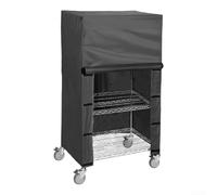 Housse de protection anti-poussière en tissu Oxford 210D imperméable, conçue pour les grilles métalliques, disponible en plusieurs configurations de tailles (91 x 46 x 183 cm)