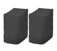 Housse de protection anti-poussière pour chaise empilable, sac de rangement pour meubles et de terrasse extérieurs，114*85*65cm