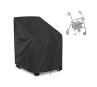 Housse de protection anti-poussière pour déambulateur, imperméable et résistante à la poussière, protection complète pour les personnes âgées avec fonction de rangement pliable pratique (210D)