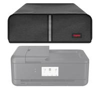 Housse de protection anti-poussière pour imprimante de comptoir de 45,7 cm, compatible avec Canon PIXMA TS9550, prévention des éclaboussures, anti-poils d'animaux - Gris foncé