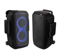 Housse de protection anti-poussière pour JBL PartyBox 520, étui de transport de voyage avec poche latérale pour microphone, sac de rangement pour PartyBox 520 pour l'extérieur et la maison