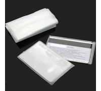 Housse de protection anti-poussière pour permis de conduire, carte de crédit et carte de débit, en PVC et plastique souple, étanche, pour un usage quotidien