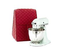 Housse de protection anti-poussière pour robot pâtissier KitchenAid avec sac de rangement pour robot pâtissier KitchenAid pour garder propre et sûr (rouge)
