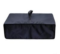 Housse de protection anti-poussière pour tourne-disque - 48,9 x 15,75 x 17,9 cm - Tissu en nylon léger et élégant - Noir (420D)
