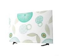 Housse de protection anti-poussière pour TV de 24 à 65 pouces, extensible, protection d'écran, imperméable, terrasse, balcon, jardin, extérieur, robuste (127 cm)