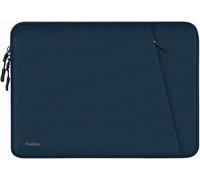 Housse de Protection Antichoc pour Ordinateur Portable 13,3", avec Poche pour Accessoires, Compatible avec MacBook Air/Pro 13-13,3", MacBook Pro 14", Bleu foncé