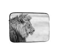 Housse de protection antichoc pour ordinateur portable 13" Motif lion sauvage