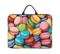 Housse de protection antichoc pour ordinateur portable 14" - Motif macaron biscuit