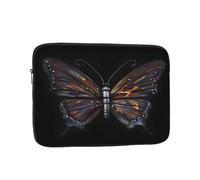 Housse de protection antichoc pour ordinateur portable avec fermeture éclair Motif papillon mystère