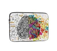 Housse de protection antichoc pour ordinateur portable de 15" - Motif cerveau gauche et droit