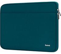 Housse de protection antichoc pour ordinateur portable de 17" avec poche pour accessoires, sacoche de transport compatible avec ordinateur portable de 17 à 17,3", cyan