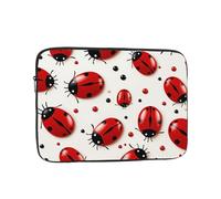 Housse de protection antichoc pour ordinateur portable de 17" Motif coccinelle rouge