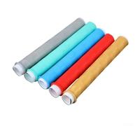 Housse de protection antidérapante en silicone pour canne à pêche ou raquette de badminton - 28 cm - Absorbe la transpiration - Confortable - Rouge