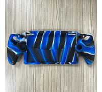 Housse de protection antidérapante en silicone pour PS5 Portal (bleu camouflage)