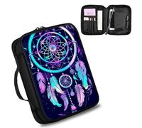 Housse de protection avec attrape-rêves arc-en-ciel pour homme et femme - Avec poignée et poche zippée - Cadeau parfait pour l'église religieuse