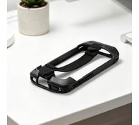 Housse de protection avec dragonne, pour Zebra TC51 TC52 TC56 TC57 TC510K - Antichoc ABS et en TPU avec lanière réglable pour scanners de codes-barres industriels d'entrepôt - Noir