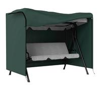 Outsunny Housse de Protection balancelle de Jardin 3 Places bâche étanche dim. 2,05L x 1,24l x 1,64H m Oxford Haute densité 600D Vert