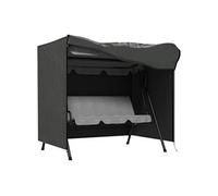 Housse de protection balancelle de jardin zippée 177 x 114 x 152 cm oxford haute densité gris Gris G