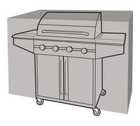 Housse de protection barbecue rectangulaire 165 cm de long Noir G