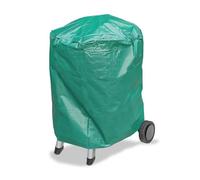 Housse de protection barbecue rond TERRE JARDIN en PVC étanche 75 x 70 x 75 cm vert - résistante intempéries et déchirures