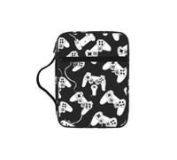Housse de protection Bible imprimée manette de jeu pour femmes et filles, avec poignée pour Bible de taille standard