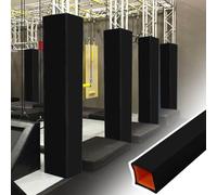 Housse de protection carrée en mousse pour poteau de basket-ball, 183 cm, pour poteaux de 10,2 x 10,2 cm, 12,7 x 12,7 cm, 20,3 x 20,3 cm