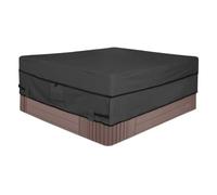 Housse de protection carrée pour spa - Étanche - Résistante aux UV et à la poussière - Avec aérations - Pour jardin et terrasse