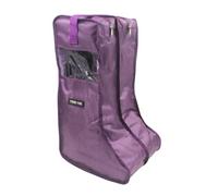 Housse de Protection Chaussures Sac Rangement Bottes Pochette Organisateur Étanche en Tissu Oxford 1680D avec Bandoulière Courte et Adaptée au Placard Entrée Camping Hôtel, Violet, Violet
