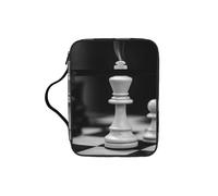Housse de protection classique pour jeu d'échecs avec poignée, tissu Oxford résistant à l'eau, organiseur avec poches à fermeture éclair pour église