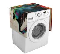 Housse de protection colorée pour clavier de piano musical avec poches de rangement pour lave-linge, sèche-linge, 137,9 x 52,1 cm, pour réfrigérateur, cuisine, décoration d'intérieur
