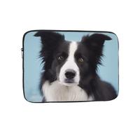 Housse de protection compacte pour ordinateur portable imprimé Border Collie pour appareils de 10", tablette, travail, voyage et bureau