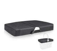 Housse de protection, compatible avec le panier à provisions Reisenthel, accessoire de rechange, protège des regards indiscrets (noir)