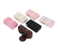 Housse de protection complète pour appareil photo Ricoh GR4 - Coque de protection en silicone avec couvercle d'objectif - Anti-chocs - Anti-rayures - Découpes précises - Facile à installer, blanc