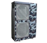 Housse de protection complète pour climatiseur extérieur en tissu Oxford 600D pour pompe à chaleur - Bleu - 96 x 40 x 125 cm