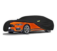 Housse de protection complète pour voiture adaptée à la Ford Mustang, protection contre la poussière, le soleil et la pluie, housse légère et fine en polyester 190T taffetas pour une protection