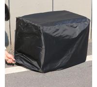 Housse de protection contre la pluie lavable et réutilisable, avec double cordon de serrage, ouverture intégrale, noir (62 x 45 x 45 cm)