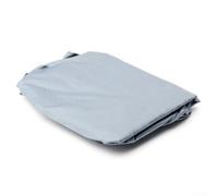 Housse de protection contre la poussière et la pluie pour remorque de camping-car fabriquée en PVC, conçue avec une structure de trépied pour sécuriser la protection de la remorque